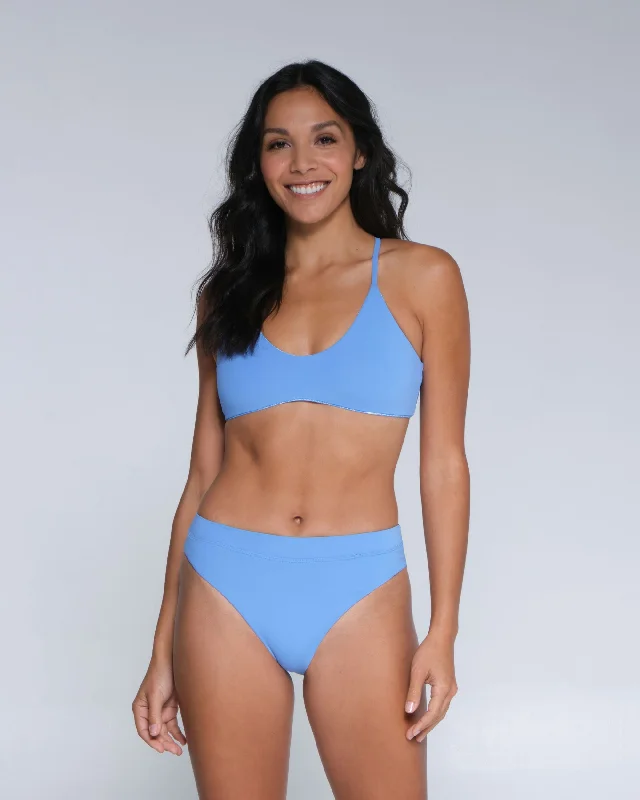 Tandem Reversible Bikini Top - Bahama Blue