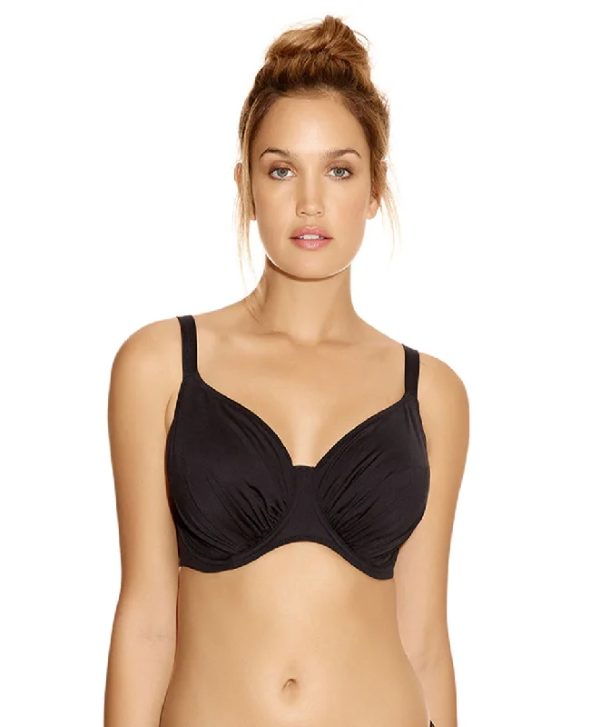 Fantasie Versailles Underwire Gathered Full Cup Bikini Top, Black