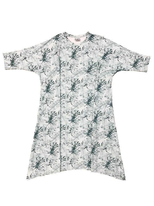 Tropical Leaves Swing Dress