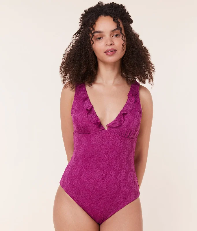 The Nemale One Piece - Floral Lace - Aurora - Classic