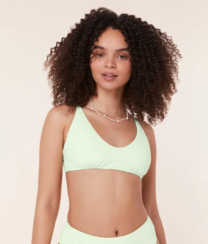 The Valencia Top - Eco Nylon - Pistachio