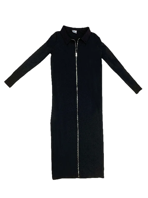 Full Zip Maxi Swim Dress