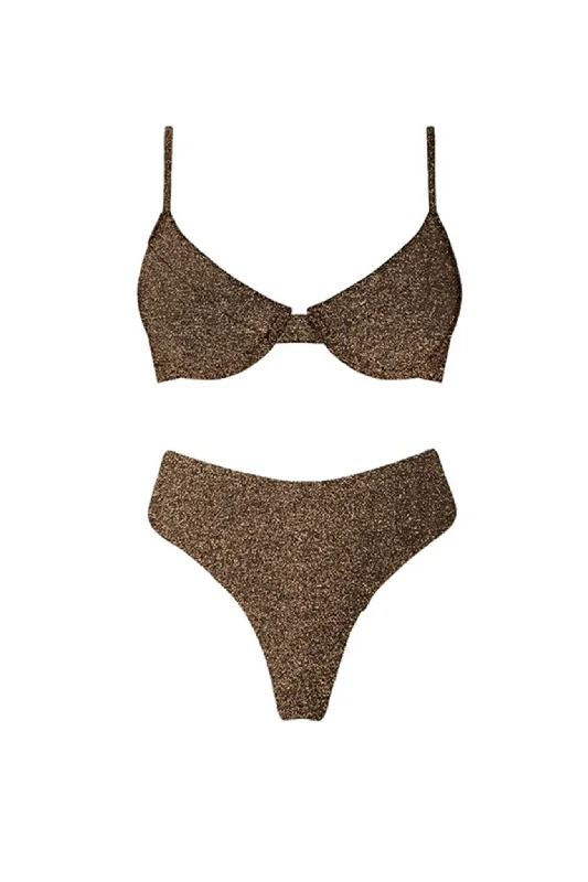 Zuma Bikini Top Brown