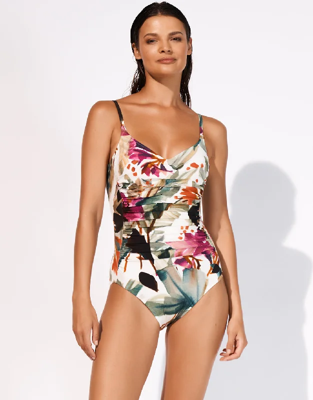 Mystic Ruched Underwired Swimsuit - Noble Exotic