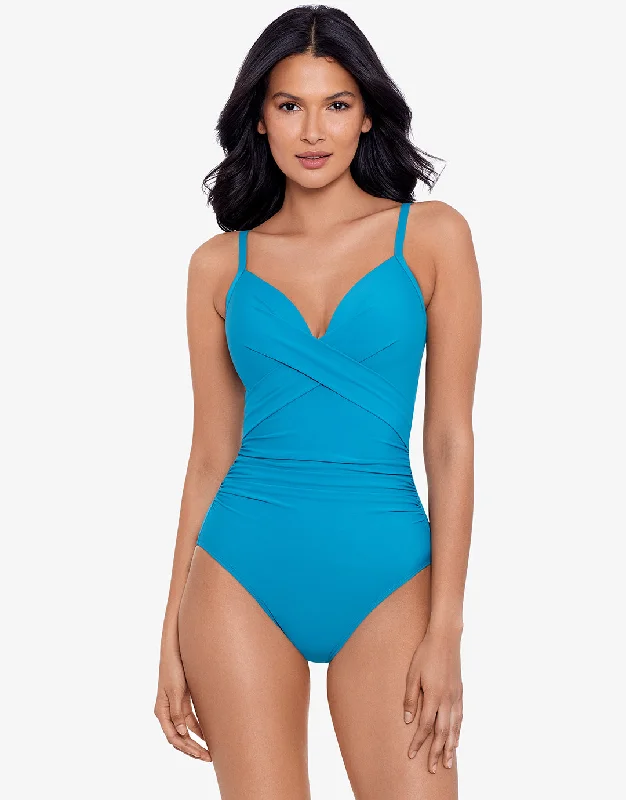 Rock Solid Captivate Swimsuit - Malibu Blue