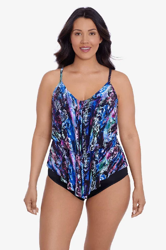 Plus Size Ronnie Tankini Top Bollywood Boa