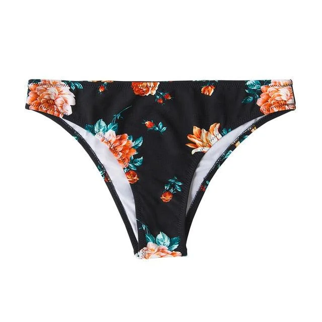 New Low Waist Bikini Bottom - Women's Sexy Single Panties Briefs (TSP4)(TB8D)(F28)